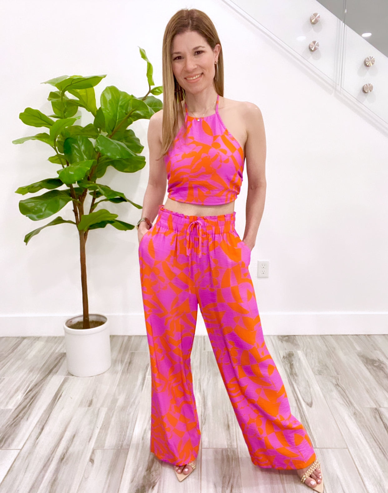 Pink/Orange Set