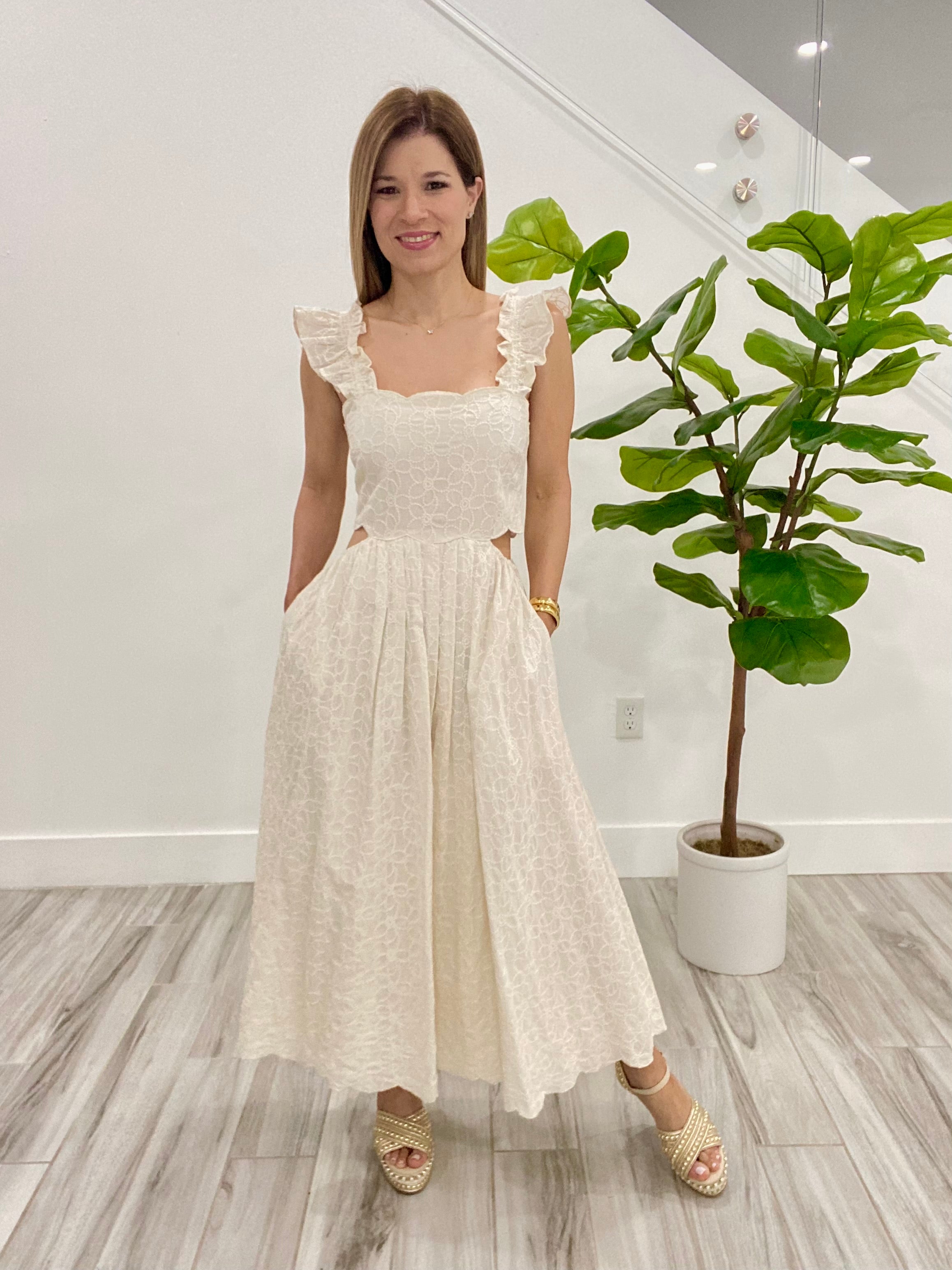 Cream Delicate Dress