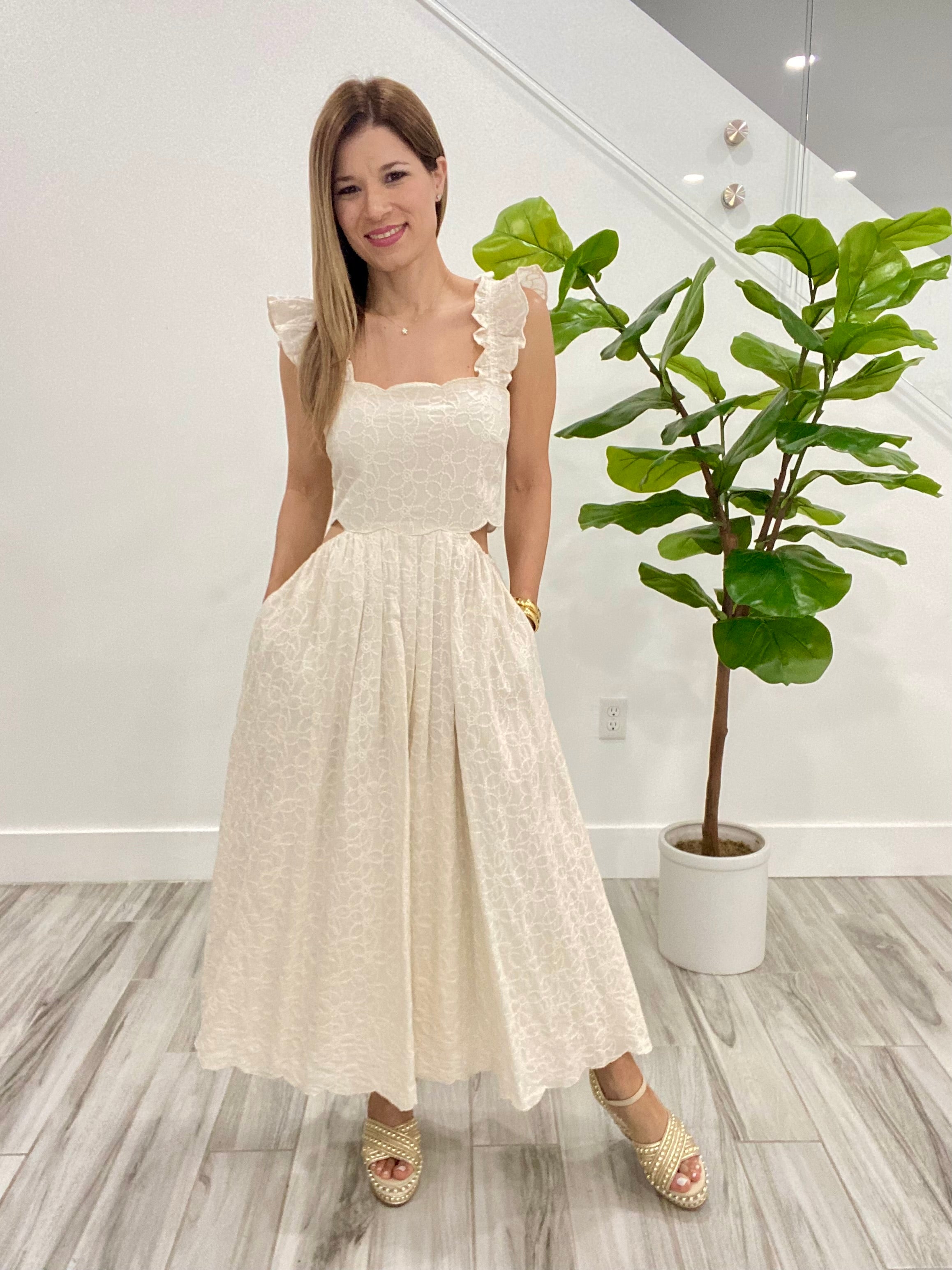 Cream Delicate Dress