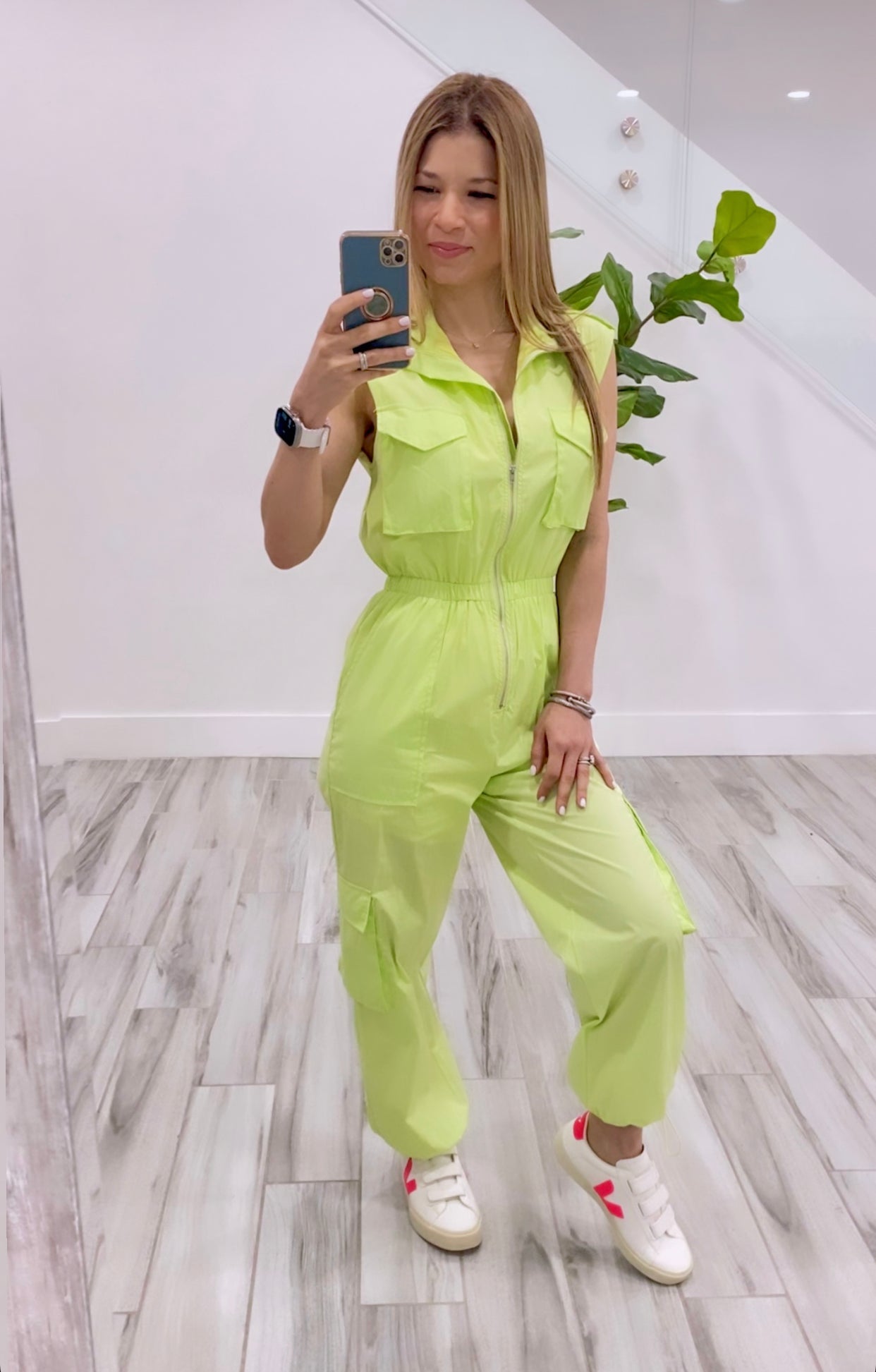 Lisha Cargo Jumpsuit