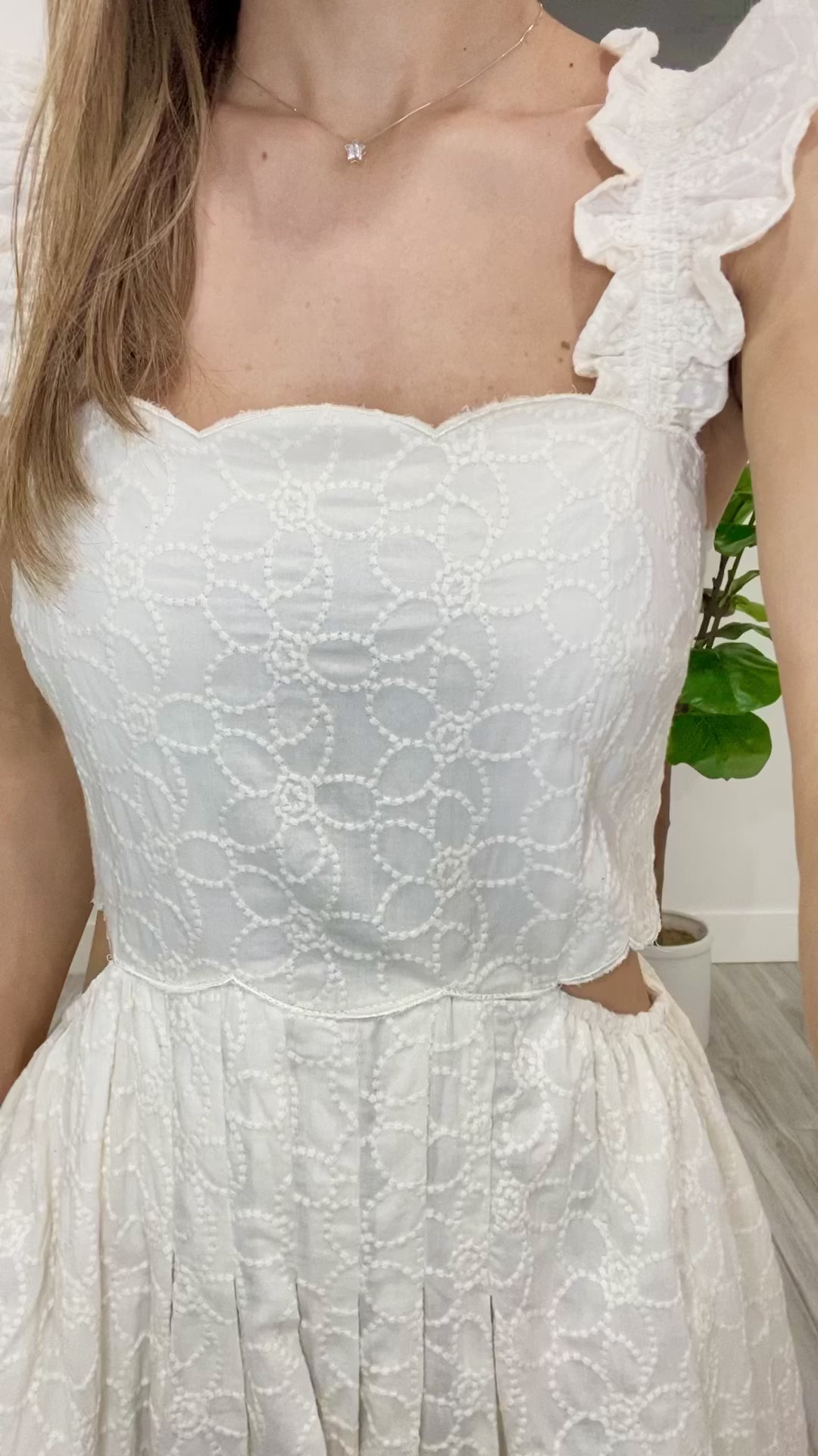 Cream Delicate Dress