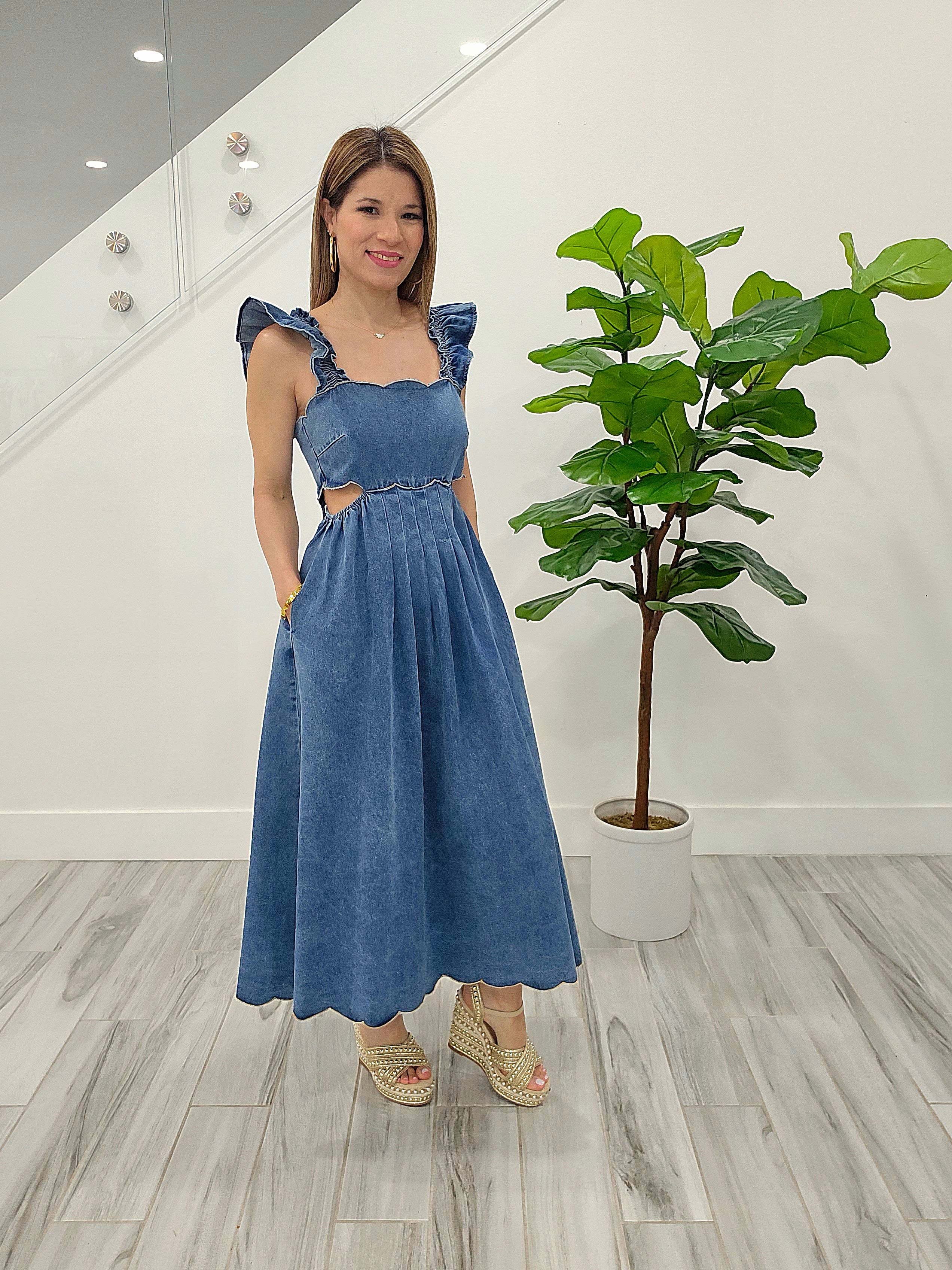 Denim Delicate Dress