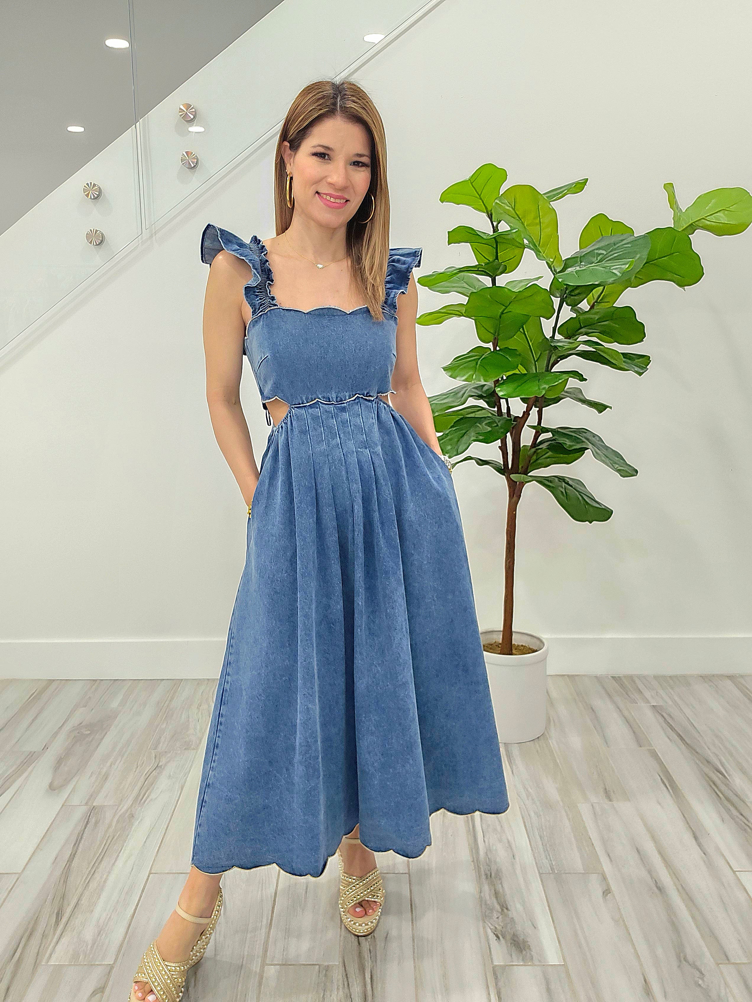 Denim Delicate Dress