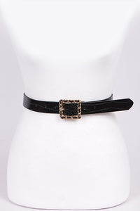 Chainlink Square Buckle Belt