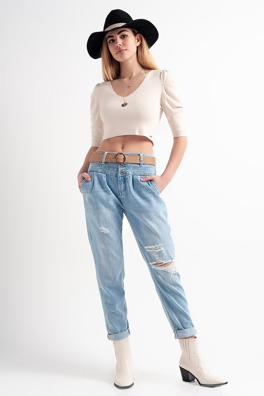 Sara High Rise Jeans