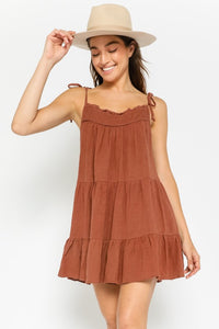 Audrey Dress (Brown)