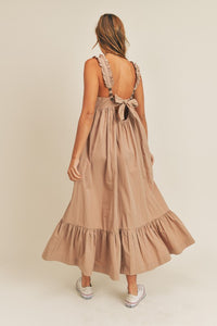 Viviana ruffle maxi dress