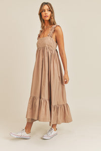 Viviana ruffle maxi dress