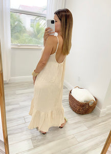 Taupe Relaxed Dress (cream)