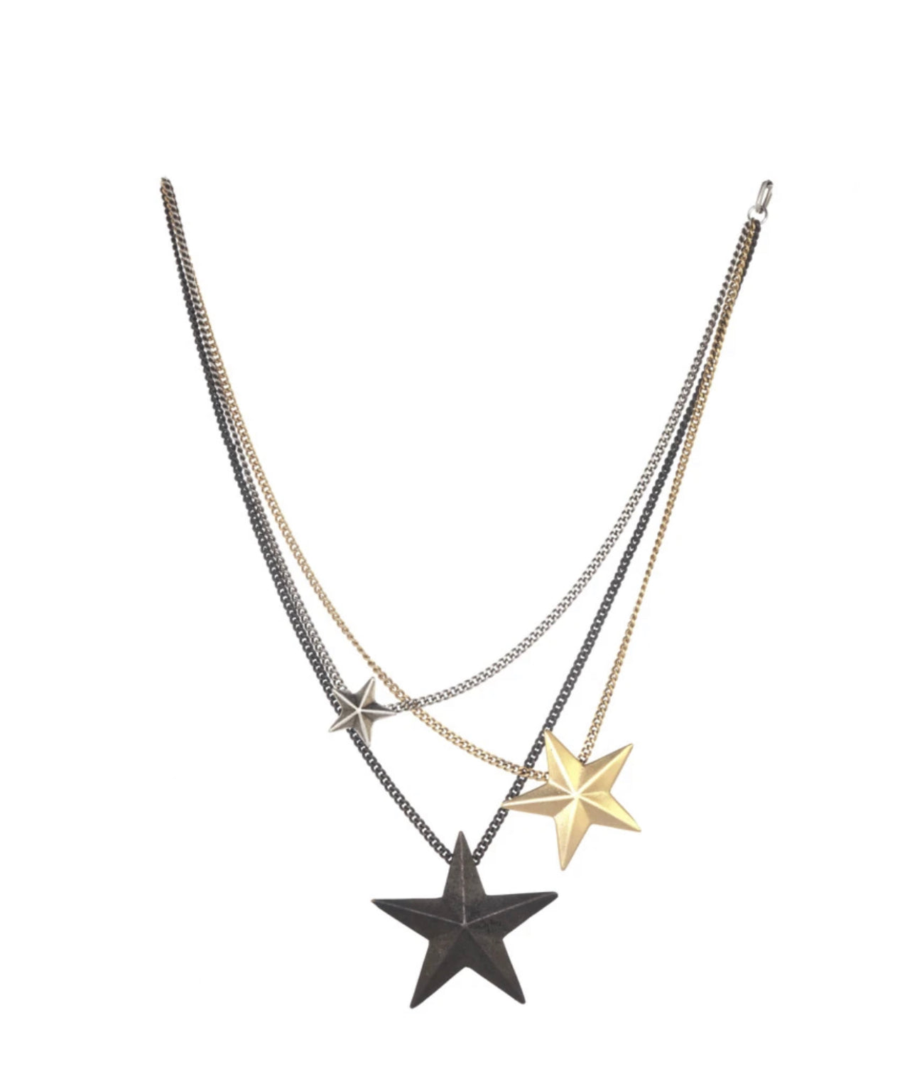 Brazil 3 Star Mixed Necklace