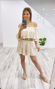 Off Shoulder Romper