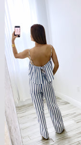 Diana Blue Stripes Set