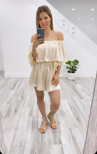 Off Shoulder Romper