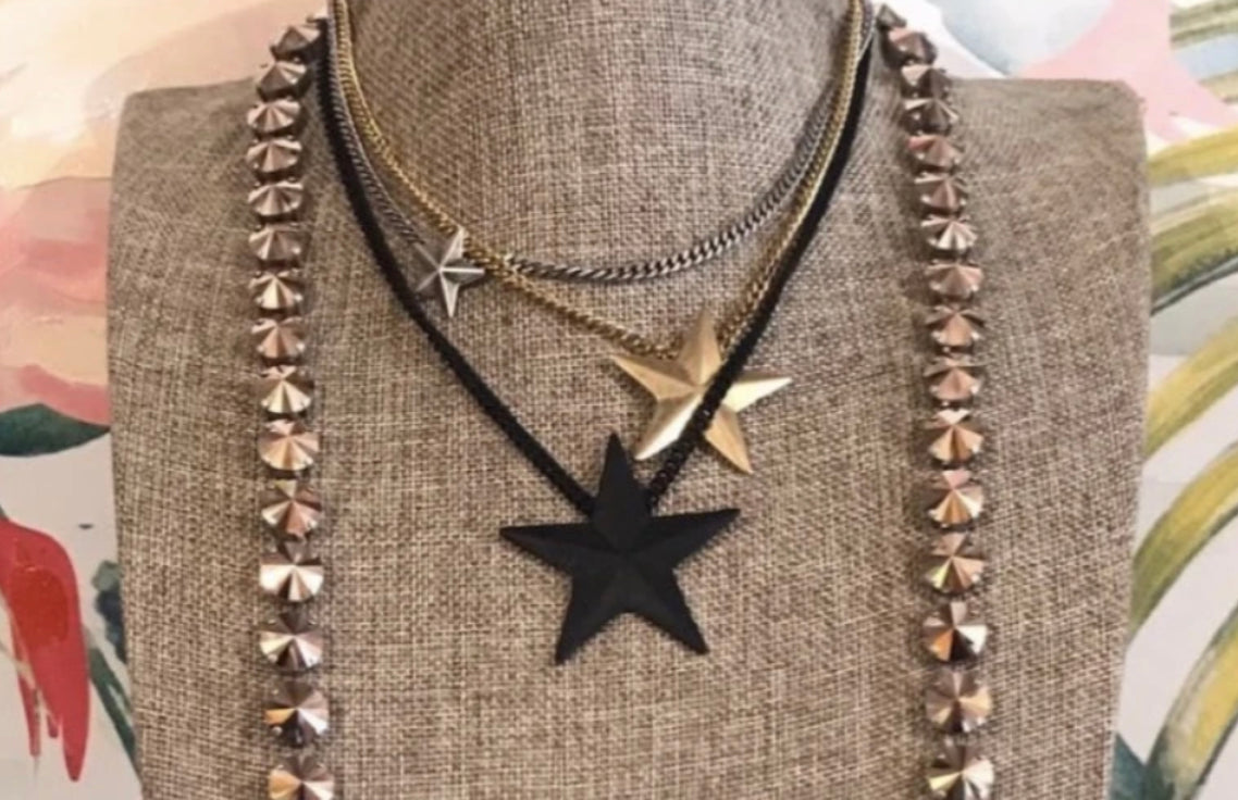 Brazil 3 Star Mixed Necklace