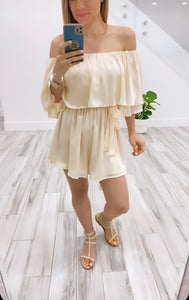 Off Shoulder Romper