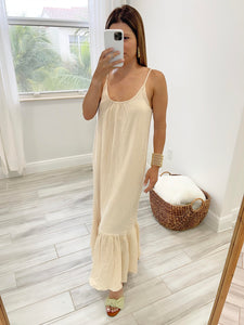 Taupe Relaxed Dress (cream)